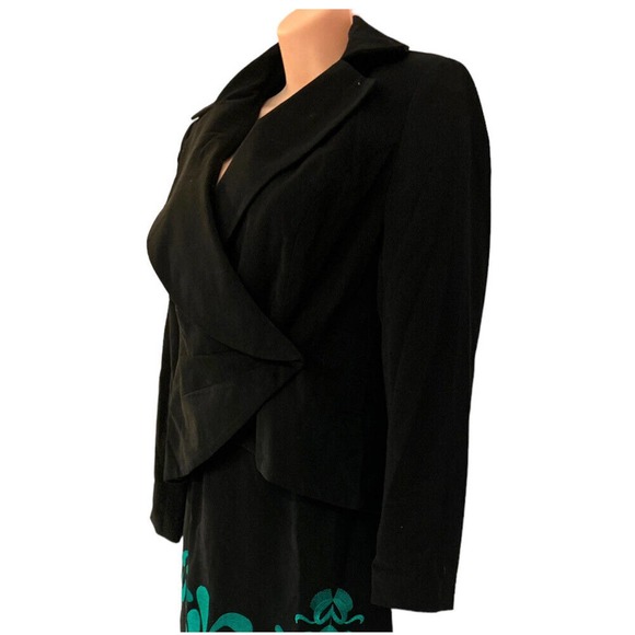 Ashro Business Formal Office Desk Dinner Cocktail Church Asymmetric Skirt Suit - Picture 9 of 15